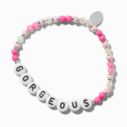 ''Gorgeous'' Beaded Stretch Bracelet