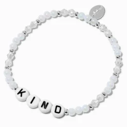 ''Kind'' Beaded Stretch Bracelet