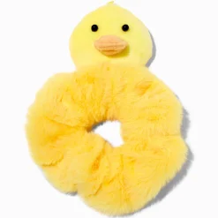 Yellow Duck Scrunchie