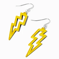 Yellow Lightning 1.5" Drop Earrings