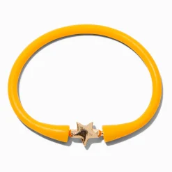 Yellow Star Silicone Bracelet