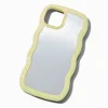 Yellow Trim Wavy Mirror Phone Case - Fits iPhone® 13/14/15