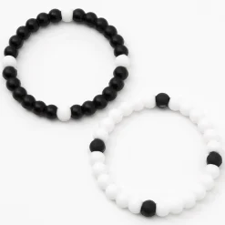 Yin Yang Fortune Stretch Bracelets - 2 Pack