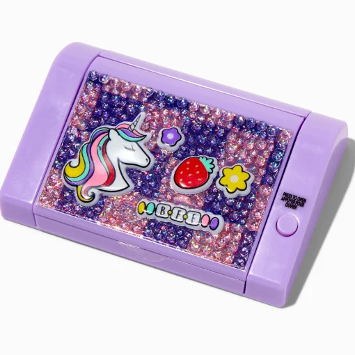 Y2K Unicorn Purple Bling Mechanical Lip Gloss Set