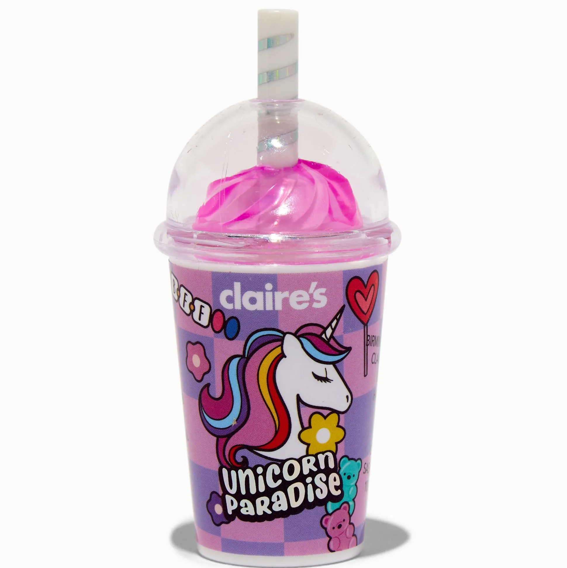 Y2K Unicorn Purple Cup Lip Gloss